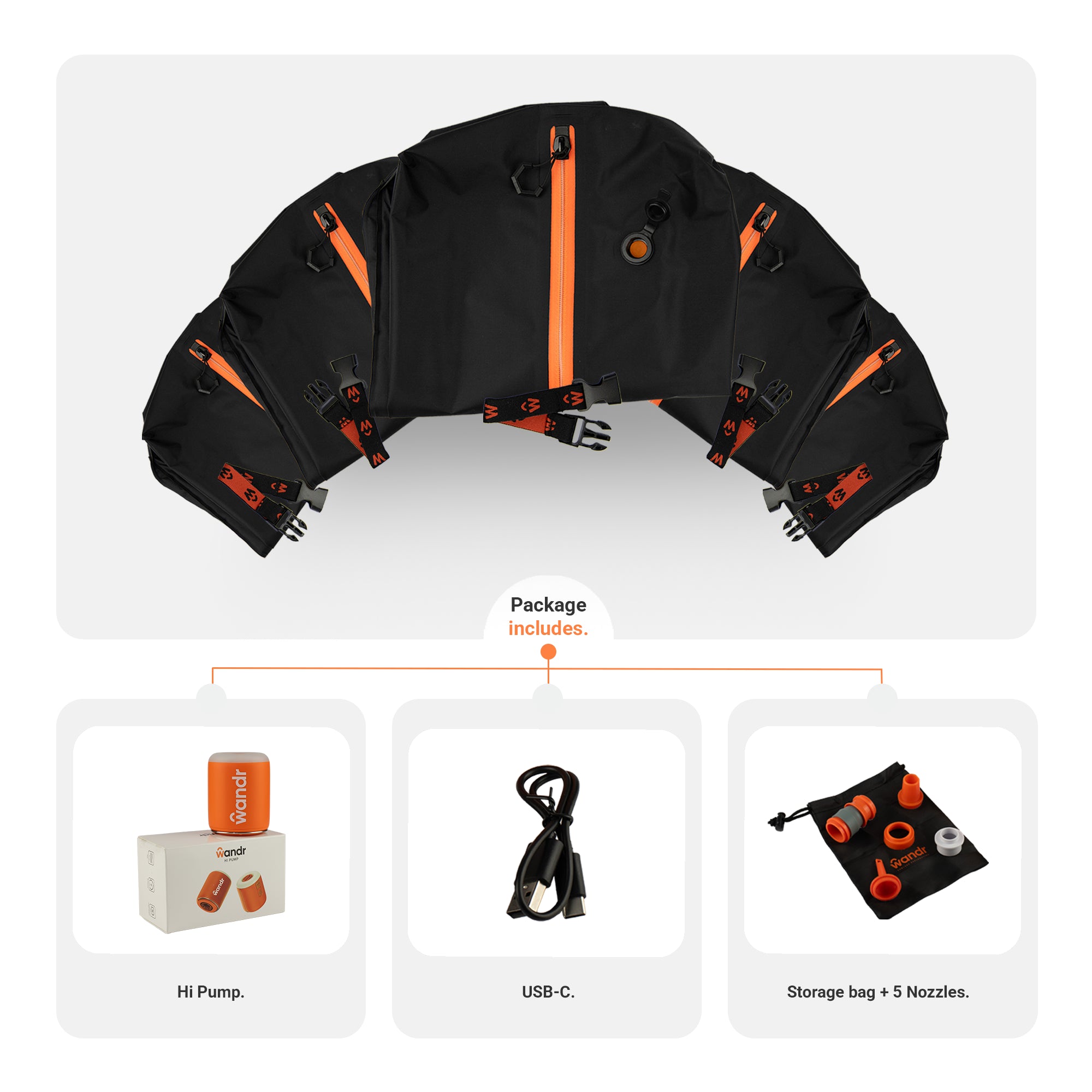 Ultimate Pack: 5 Wandr W36 + HiPump